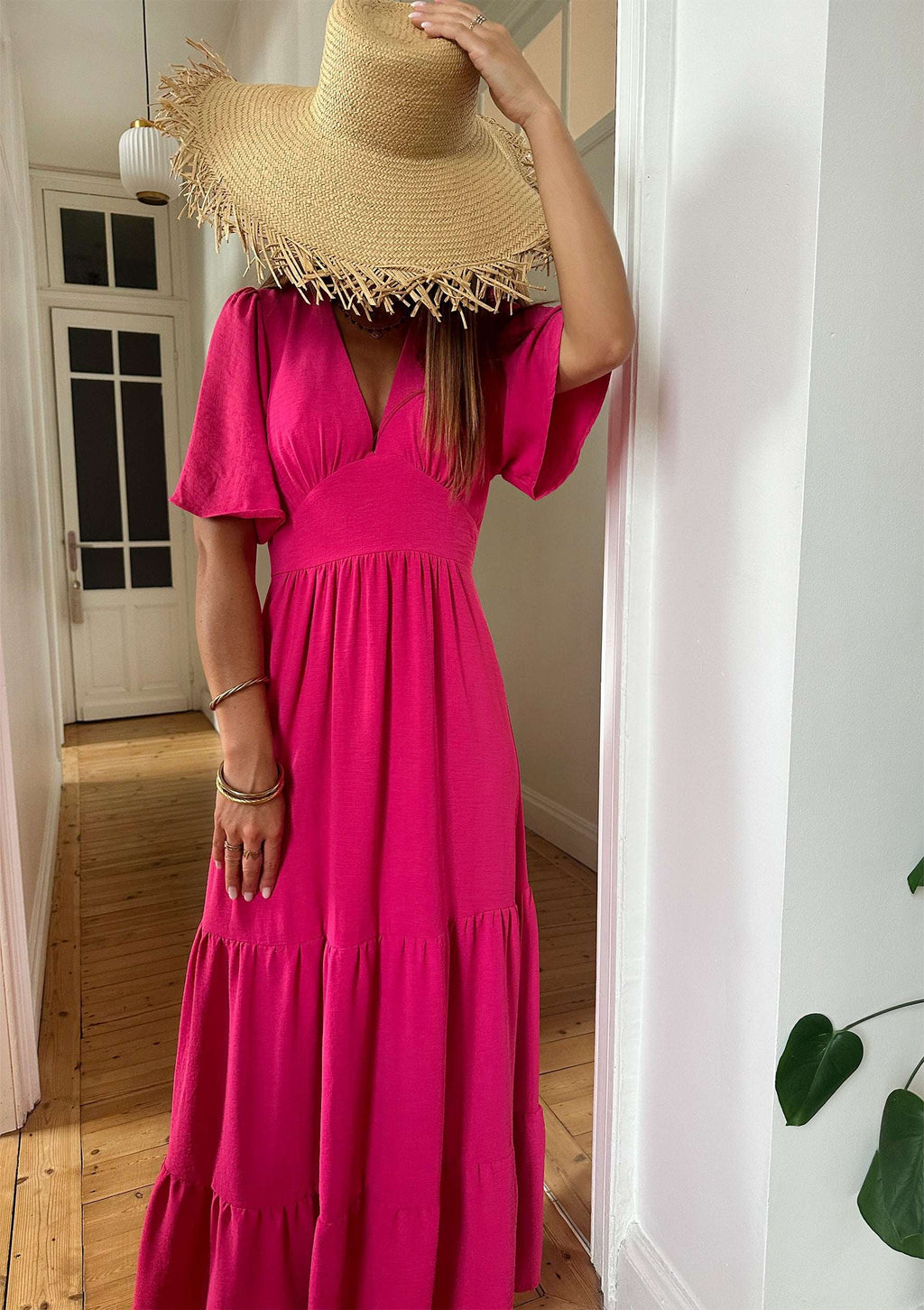 Robe Flora Fuchsia