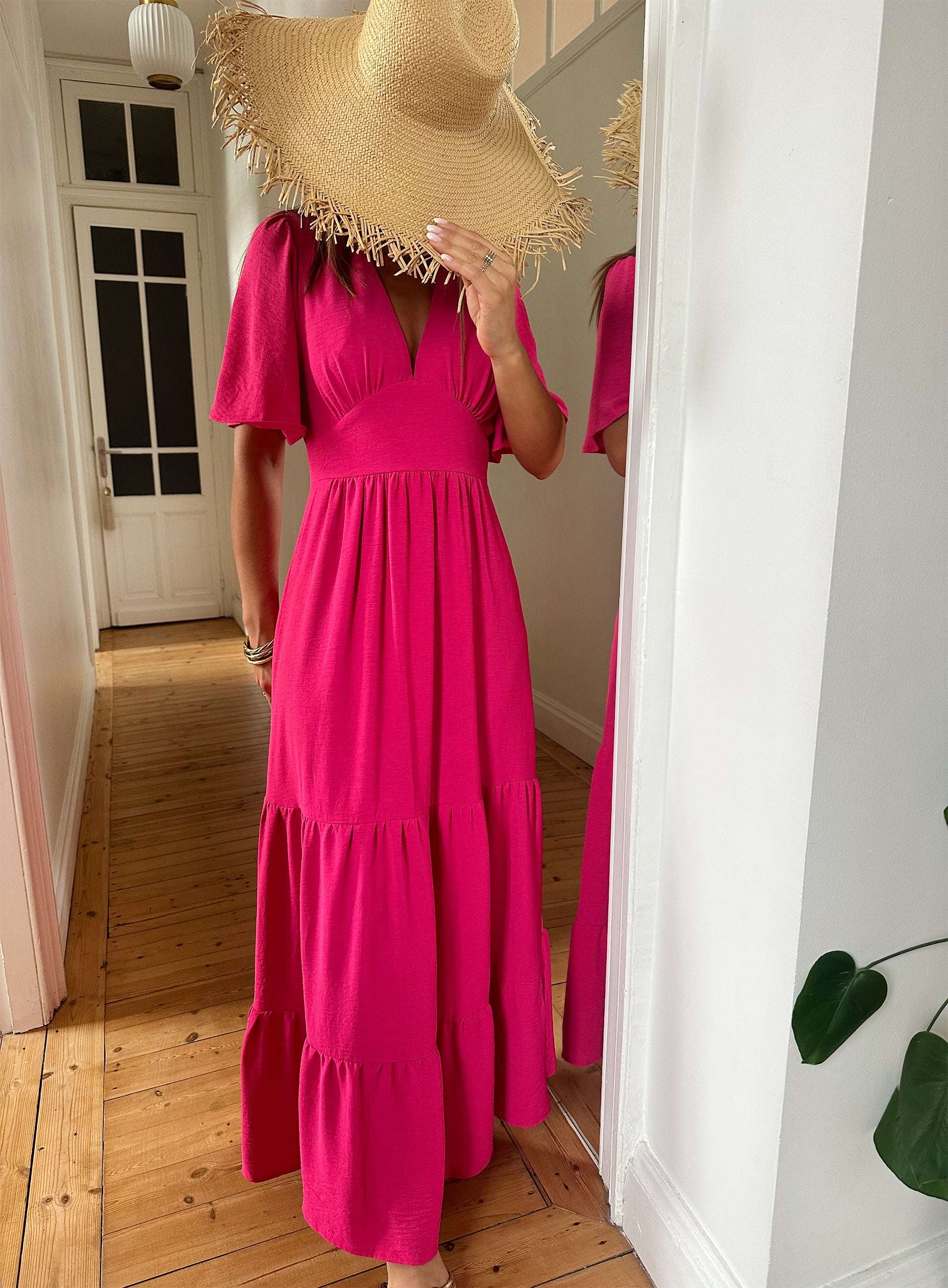 Robe Flora Fuchsia