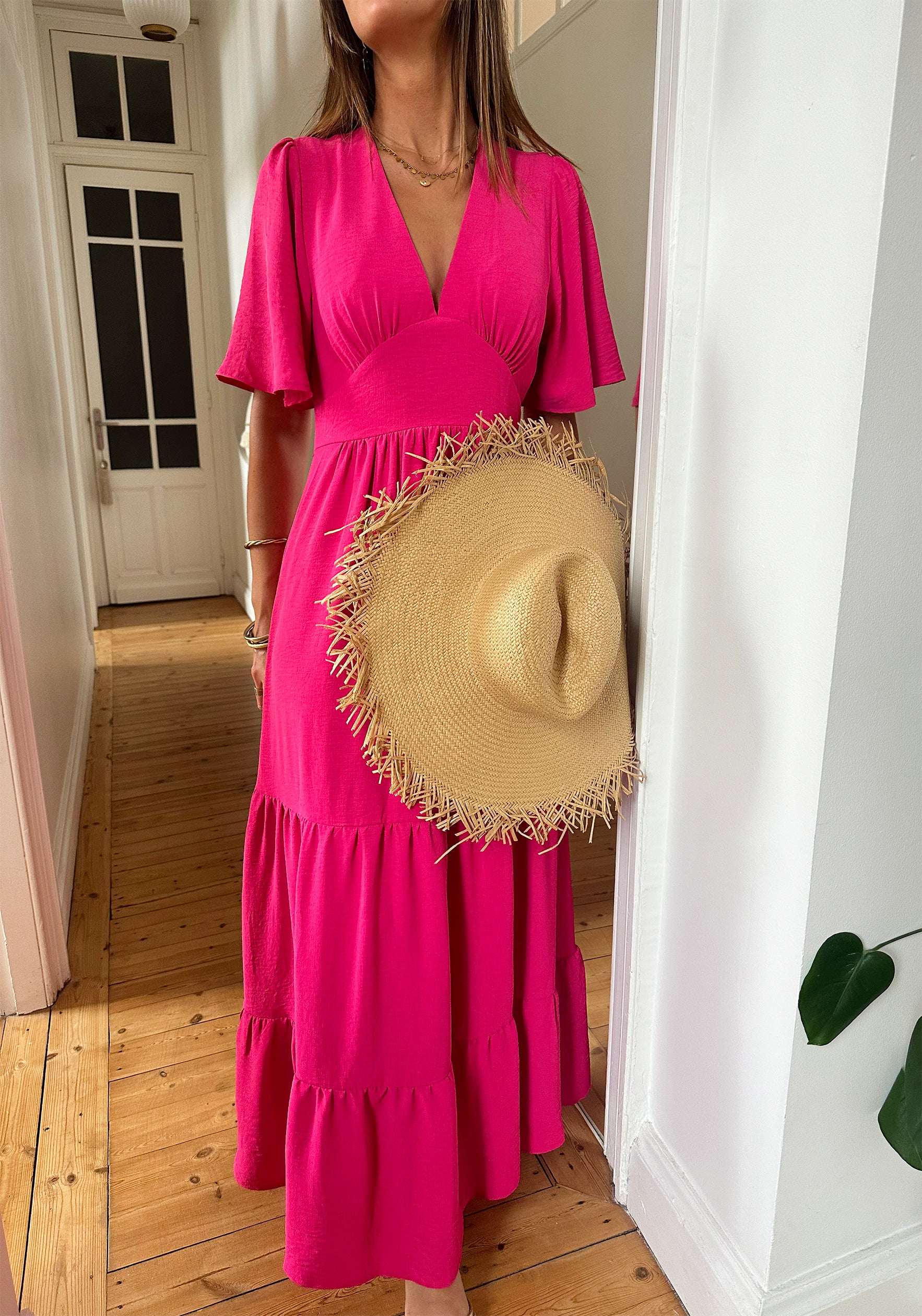 Robe Flora Fuchsia