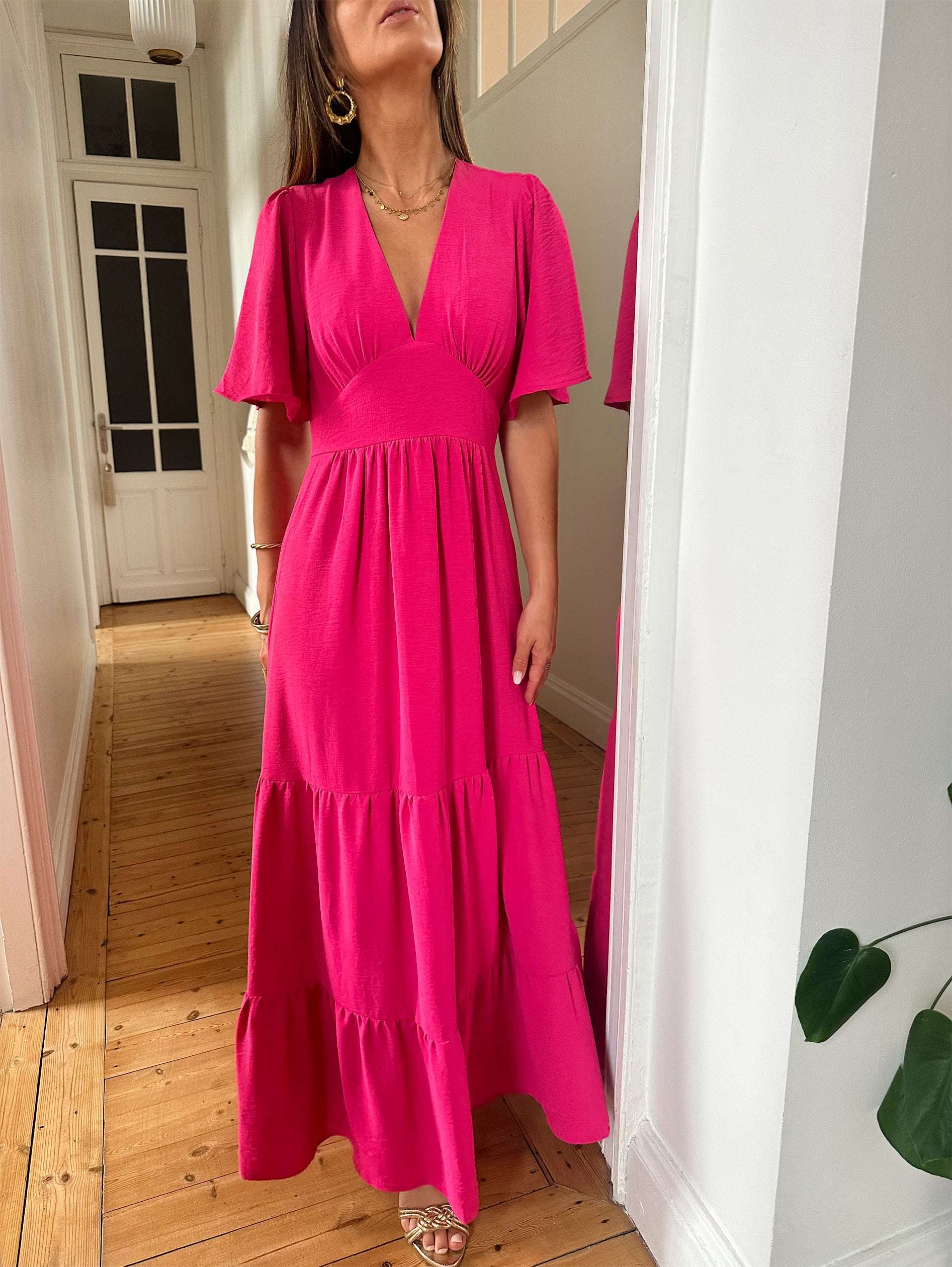 Robe Flora Fuchsia