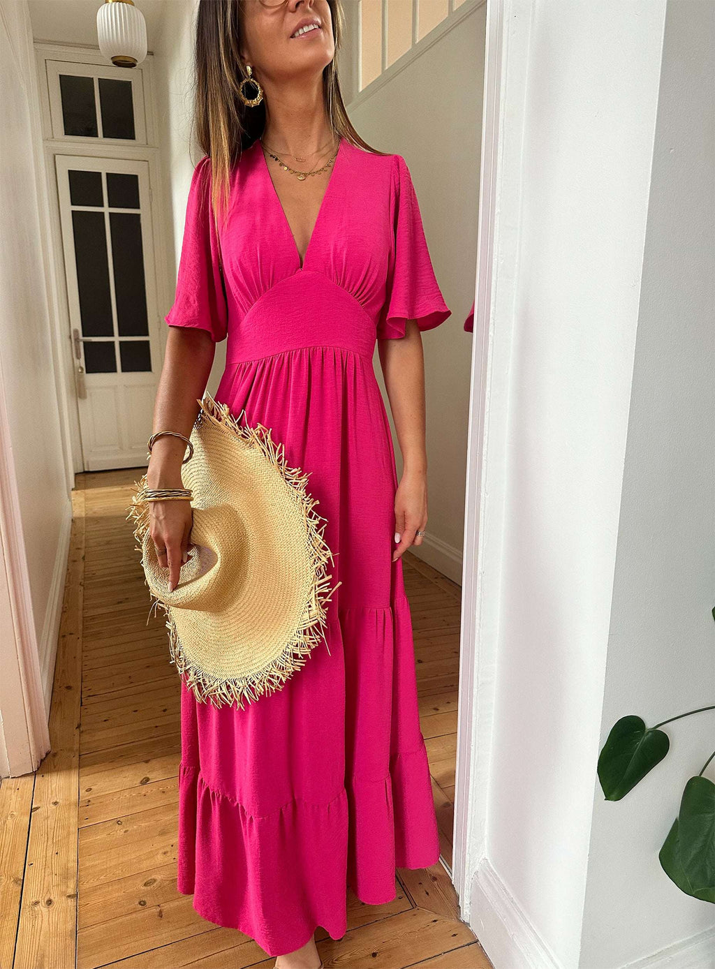 Robe Flora Fuchsia