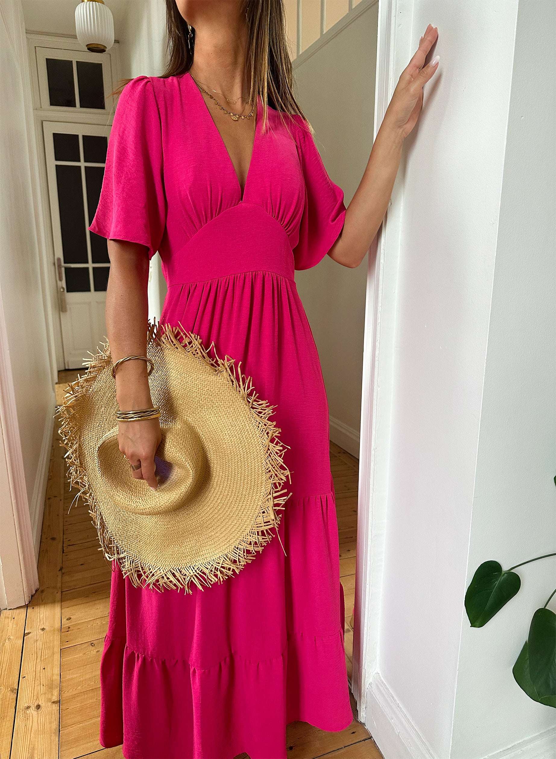 Robe Flora Fuchsia
