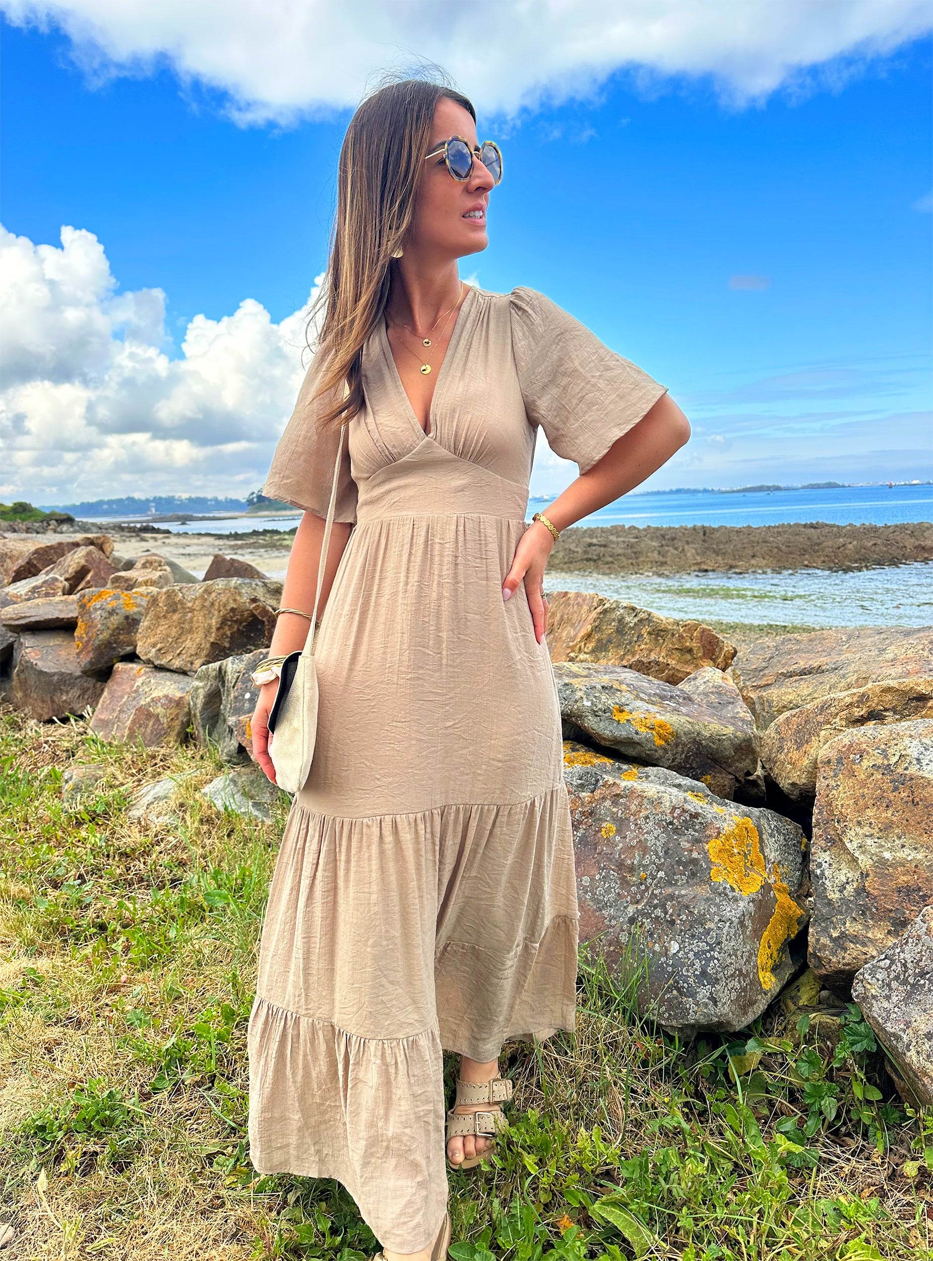 Robe Sara Beige