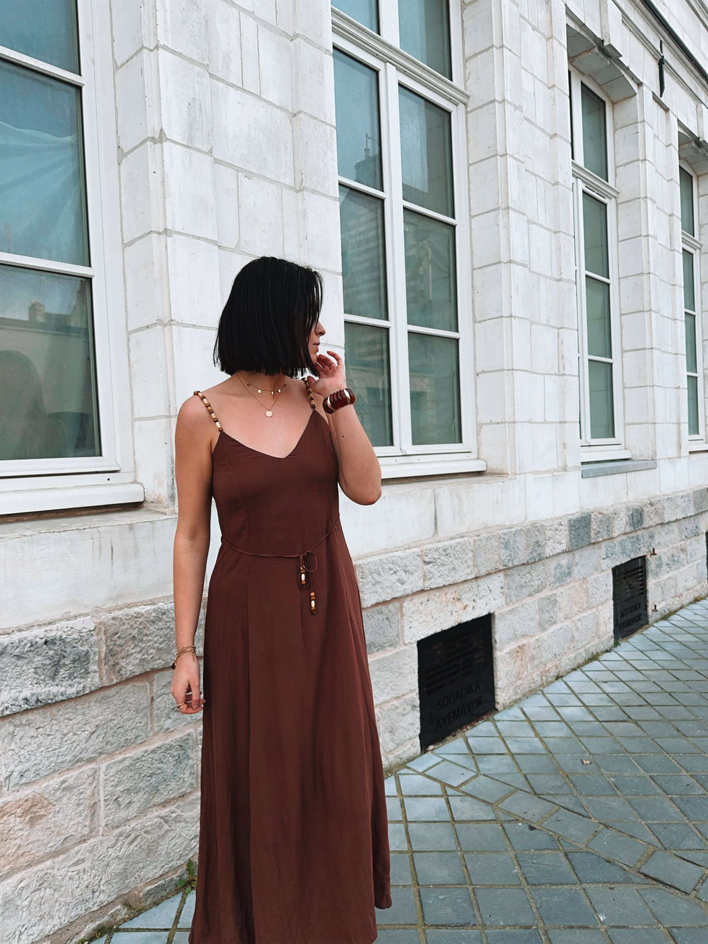 Robe Talia Chocolat