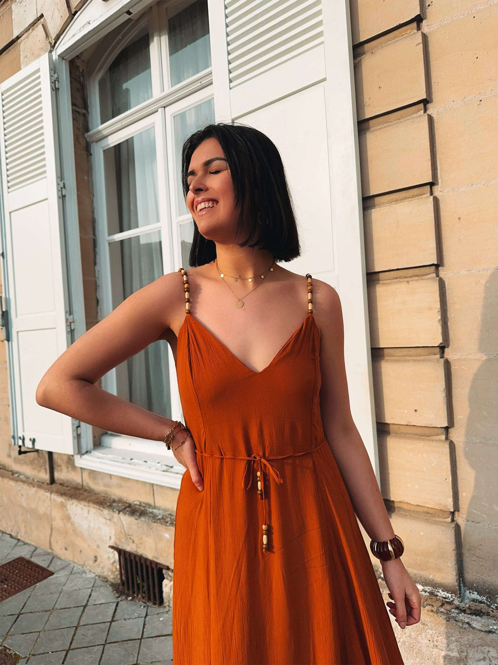 Robe Talia Caramel