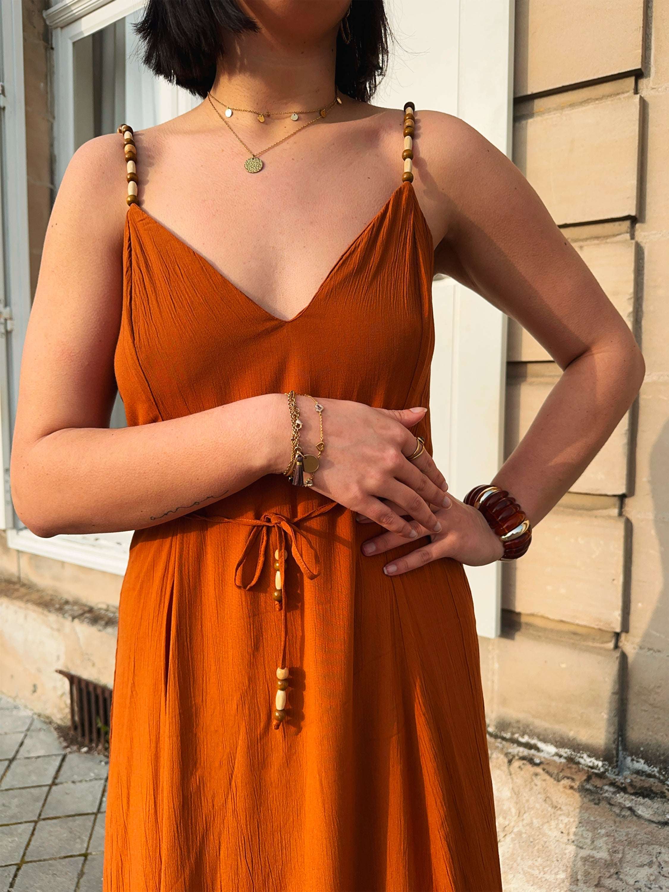 Robe Talia Caramel