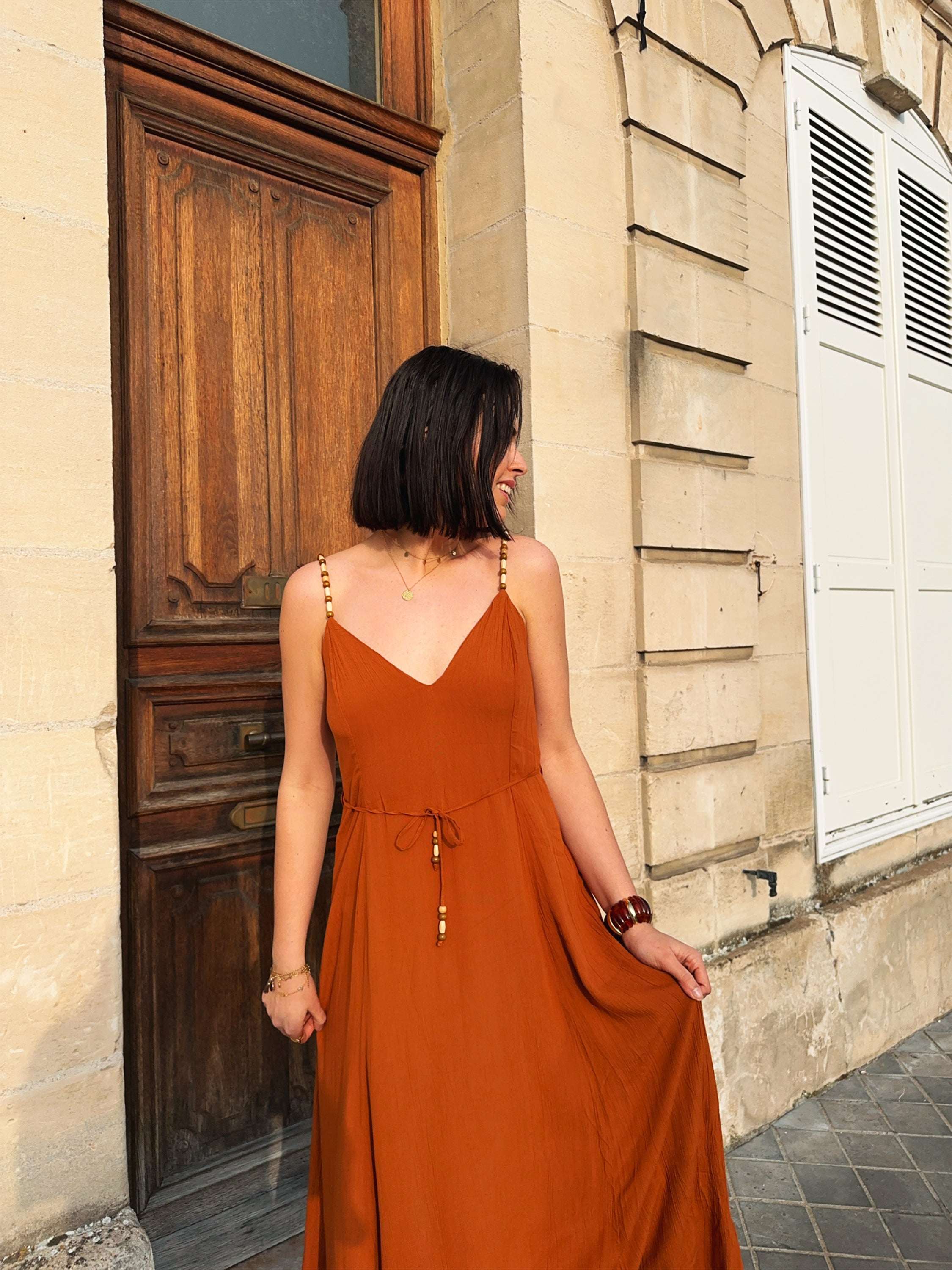 Robe Talia Caramel
